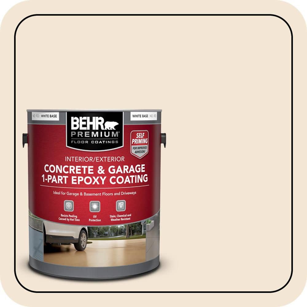 1 gal. #S290-1 Vanilla Paste Self-Priming 1-Part Epoxy Satin Interior/Exterior Concrete and Garage Floor Paint price history on PriceWatchPro
