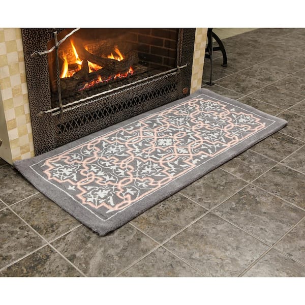 2 ft. x 5 ft. Tabriz Classic Rectangular Area Rug, Dove Gray