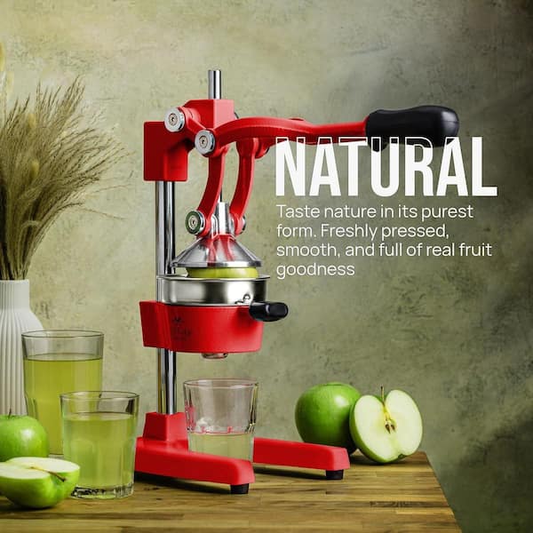 SHARP juicer press 赤色 Zulay Kitchen Cast-Iron Orange Juice Squeezer-Large Red Z-CITRS