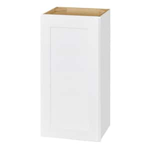 Avondale 15 in. W x 12 in. D x 30 in. H Ready to Assemble Plywood Shaker Wall Kitchen Cabinet in Alpine White