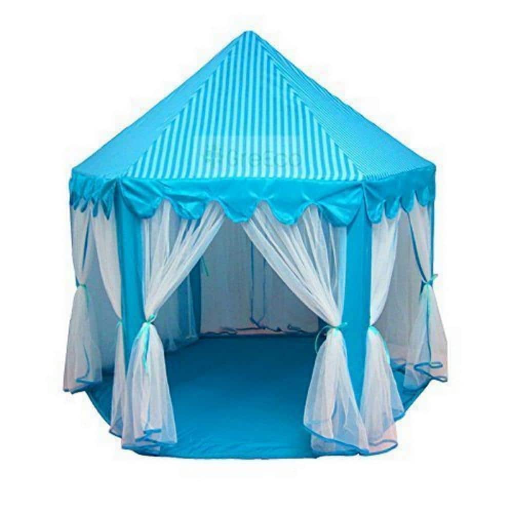 Watnature Kids Play Tent with LED Lights, Princess Castle Tent, Hexagon  Large Playhouse Toys for Children Indoor Outdoor Games Warmtent - The Home  Depot