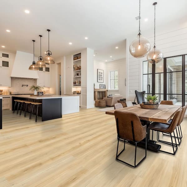 Take Home Sample - Lathem Pine Waterproof Click Lock Luxury Vinyl Plank Flooring