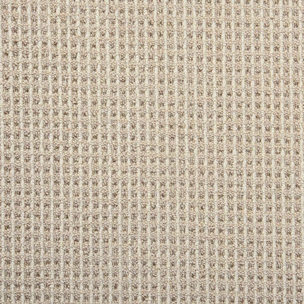 6 in. x 6 in. Loop Carpet Sample - Shenadoah Stripe - Color Desert/Ivory price history on PriceWatchPro