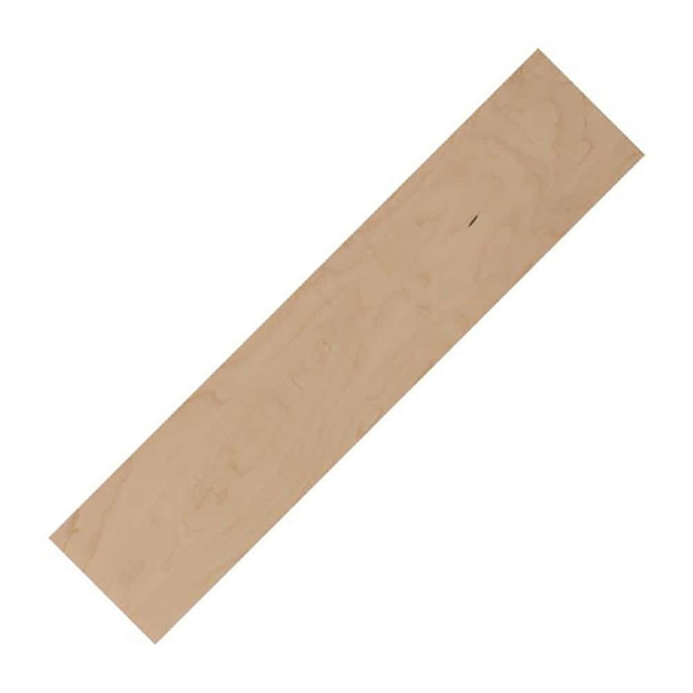 Maple Unfinished 36" Wide InvisiDoor Extra Bookcase Shelf