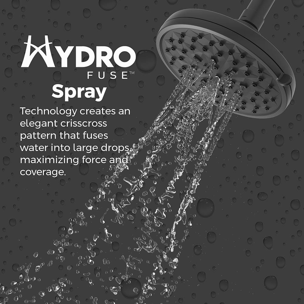 Matte Black Multi-Function Wall Mounted Shower Head