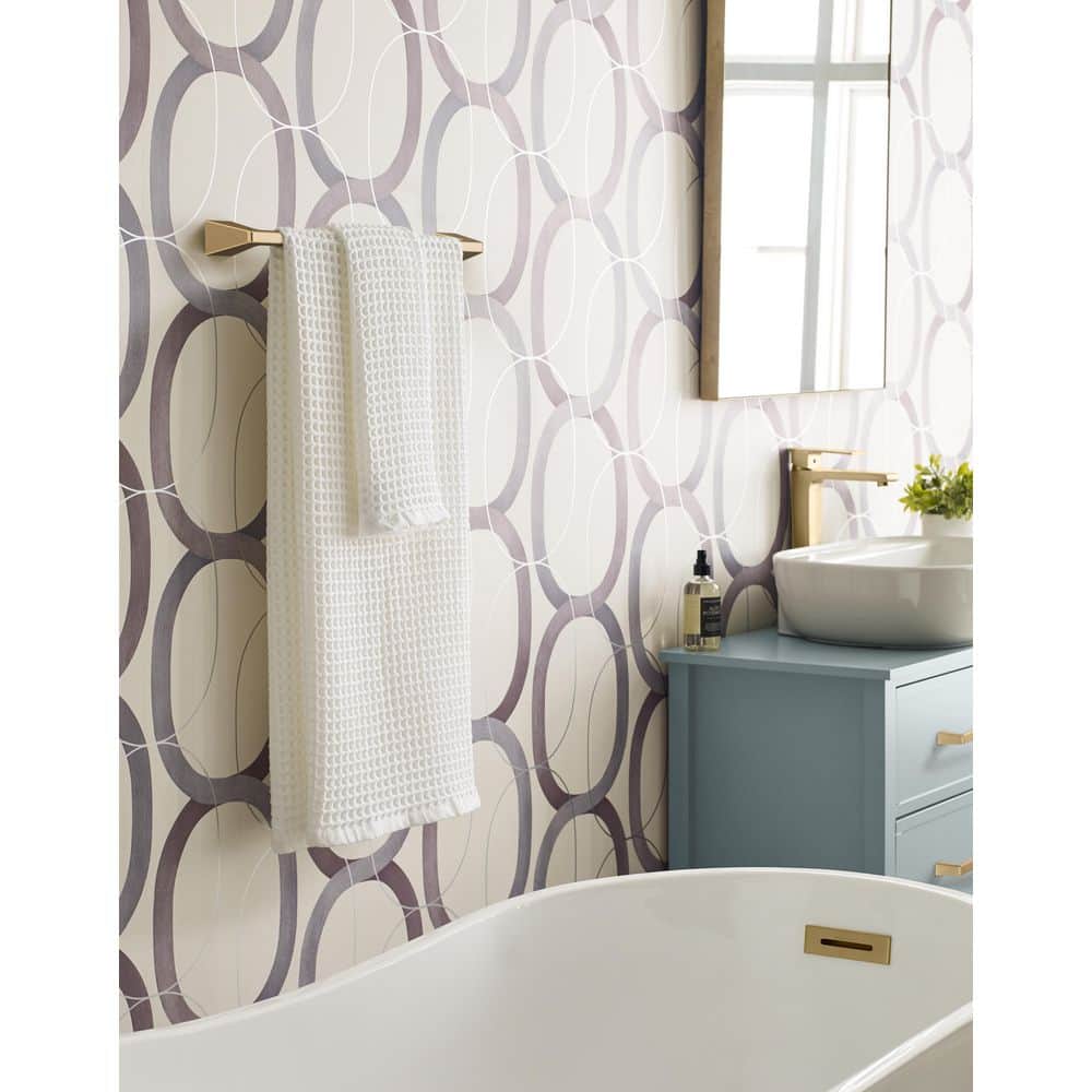 Champagne Bronze 18-Inch Wall Mounted Towel Bar