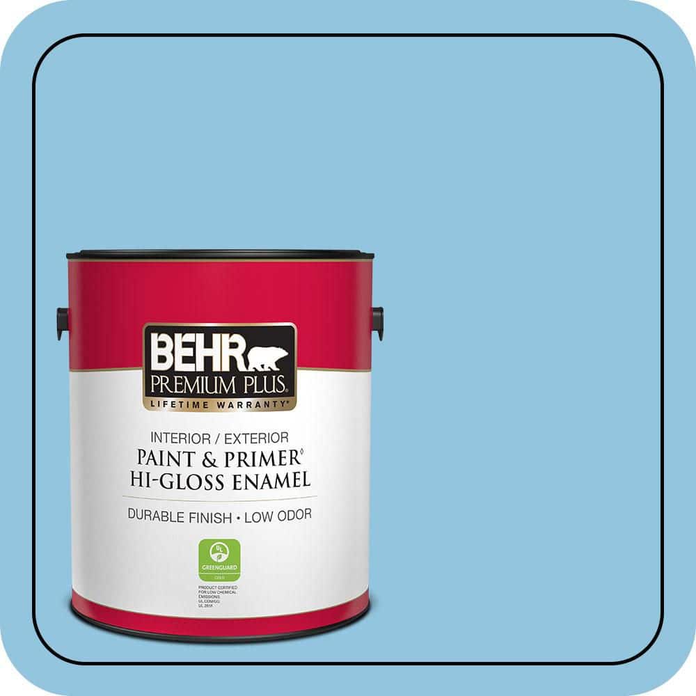 1 gal. #550D-4 Caribbean Coast Hi-Gloss Enamel Interior/Exterior Paint & Primer price history on PriceWatchPro