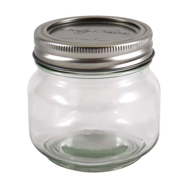 Country Classics 6 oz. Mini Wide Mouth Glass Canning Jar (2 Packs of 4)