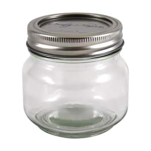 6 oz. Mini Wide Mouth Glass Canning Jar (2 packs of 4)