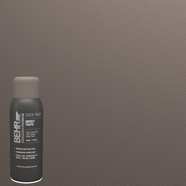 12 oz. #SP-603 Smoky Taupe Matte Interior/Exterior Suede Spray Paint and Primer Aerosol
