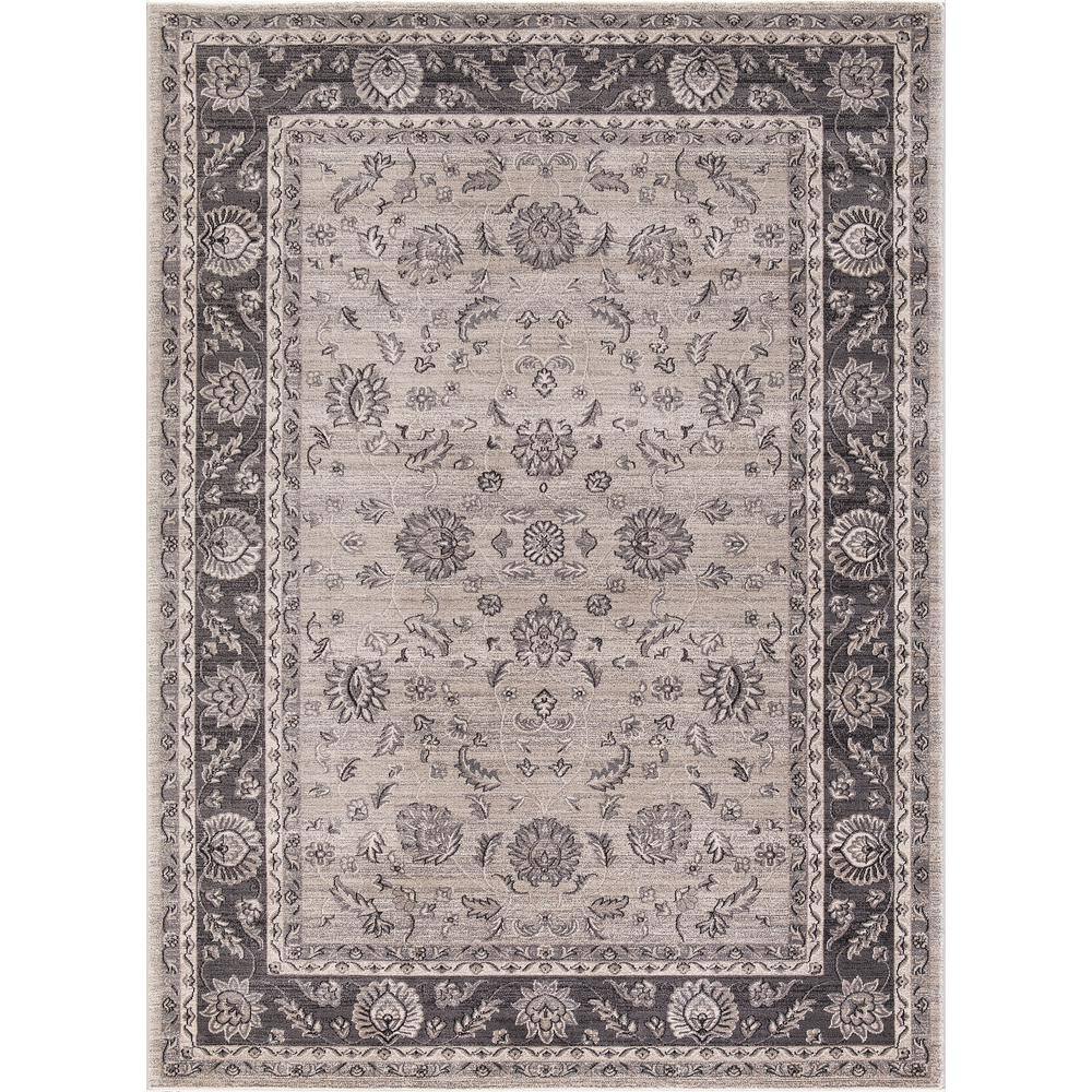 Ivory Elegance 3'3" x 4'7" Tufted Synthetic Area Rug