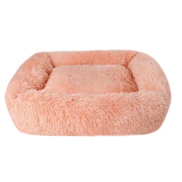 cenadinz L-31 x 28 x 7 in Soft Plush Orthopedic Pet Bed Slepping Mat Cushion for Large Dog Cat Pink
