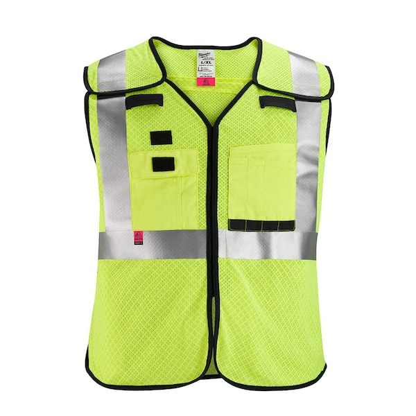 Stark USA Men's High Visibility Reflective Safety Heated Vest