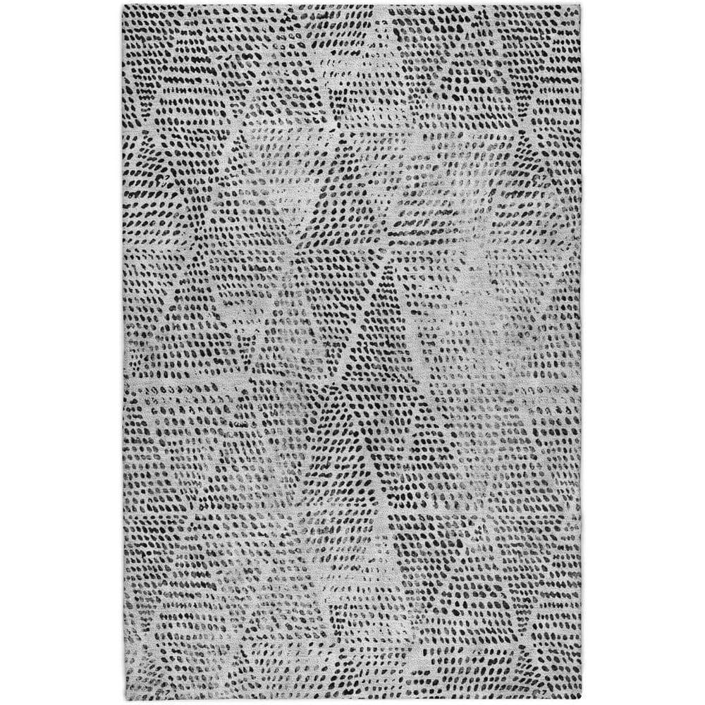 Dream Shag Premium Machine Washable Abstract ADS591 Pewter 10 ft. x 14 ft. Area Rug price history on PriceWatchPro
