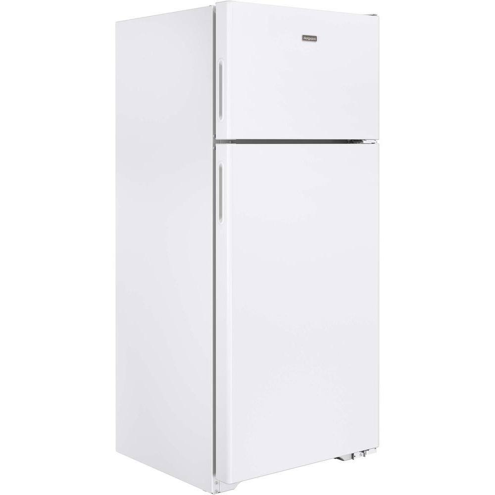 Hotpoint 17.6 cu. ft. Top Freezer Refrigerator in White HPS18BTHWW ...