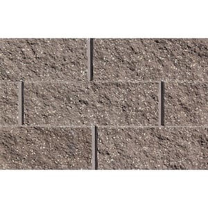Mini 3 in. H x 8 in. W x 9 in D Brown Concrete Wall Cap (104 Pieces/69 Linear ft. /Pallet)