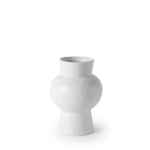 Lafarge 10.8 H Medium White Ceramic Vase