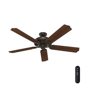 Royal Oak 60 in. Indoor New Bronze Ceiling Fan with Remote For Bedrooms