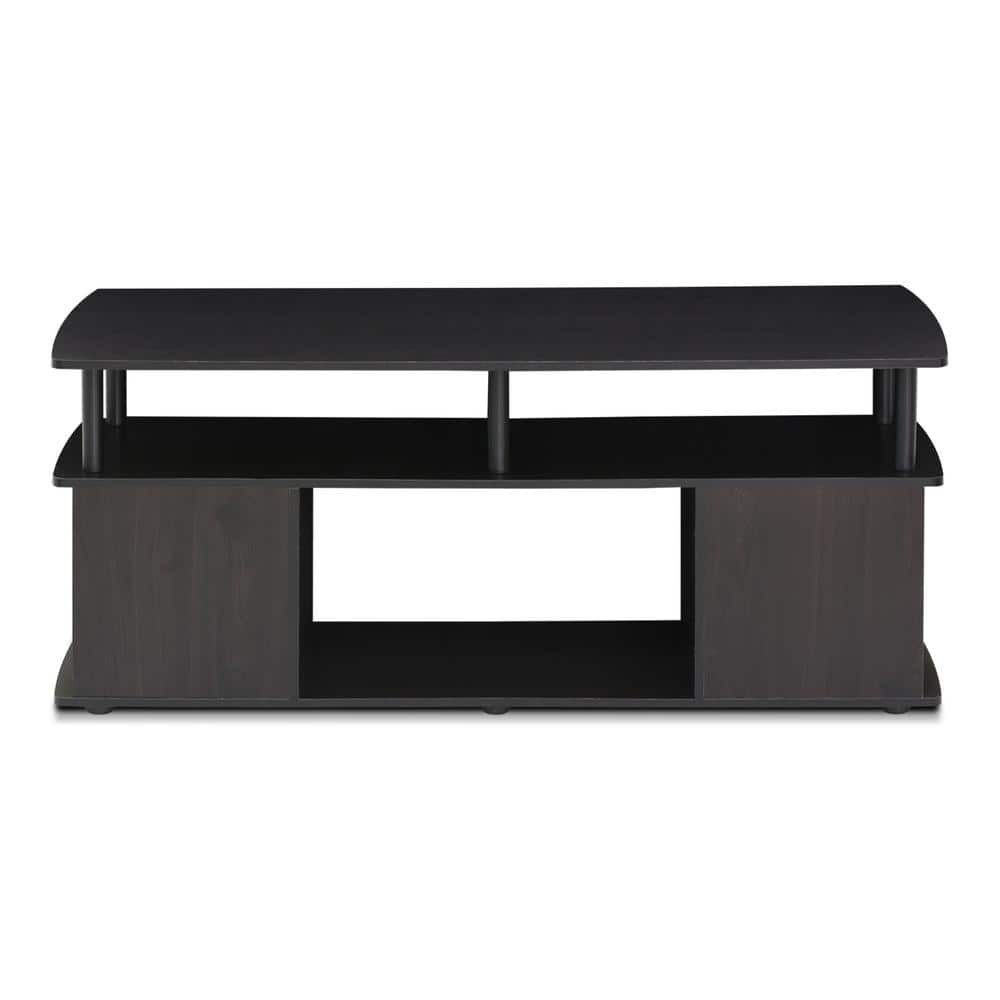 Blackwood Rectangular Coffee Table with Storage Shelves
