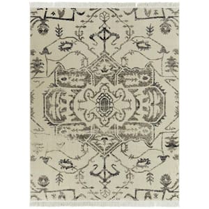 Acacius Black 5 ft. x 7 ft. Oriental Area Rug