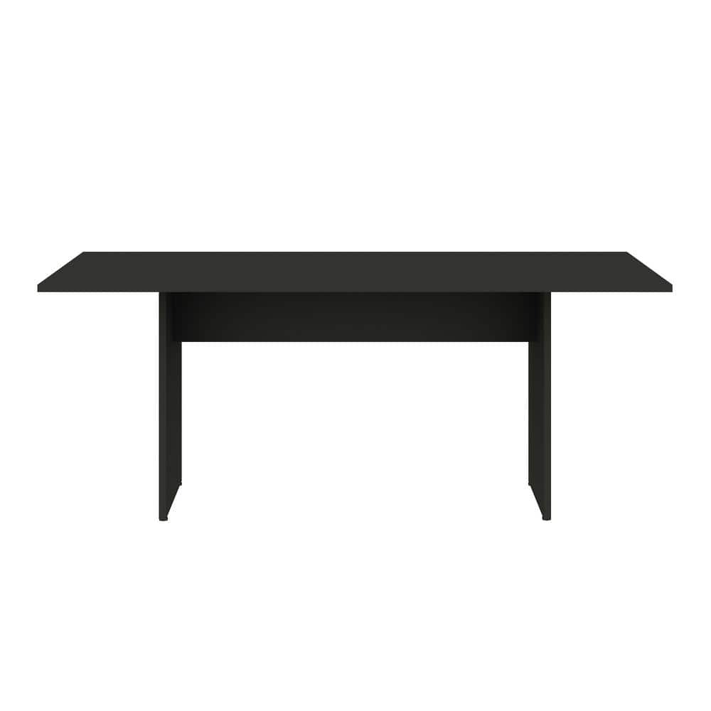 67.91" Gray MDF Modern Rectangular Dining Table