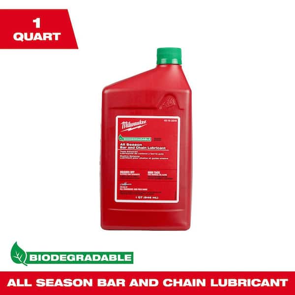 1 Quart Biodegradable All Season Bar and Chain Oil Lubricant
