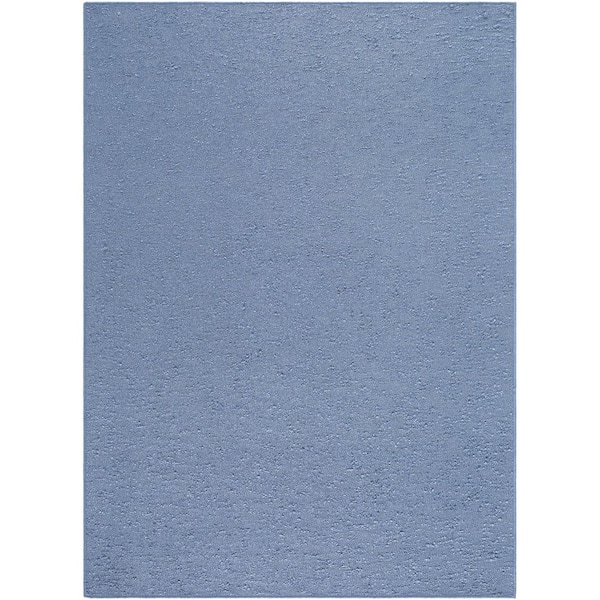 Lush Cottage 2 ft. x 3 ft. Blue Indoor Area Rug