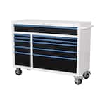 Limited Edition 52 in. 11-Drawer White Rolling Tool Cabinet