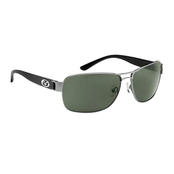 Flying Fisherman Carysfort Polarized Sunglasses Gunmetal Black Frame with Smoke Lens