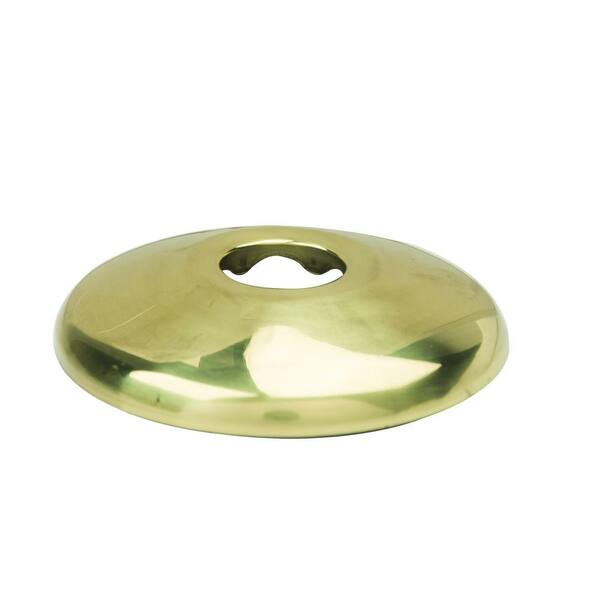 BrassCraft 3/8 in. IPS Shallow Escutcheon in Polished Brass