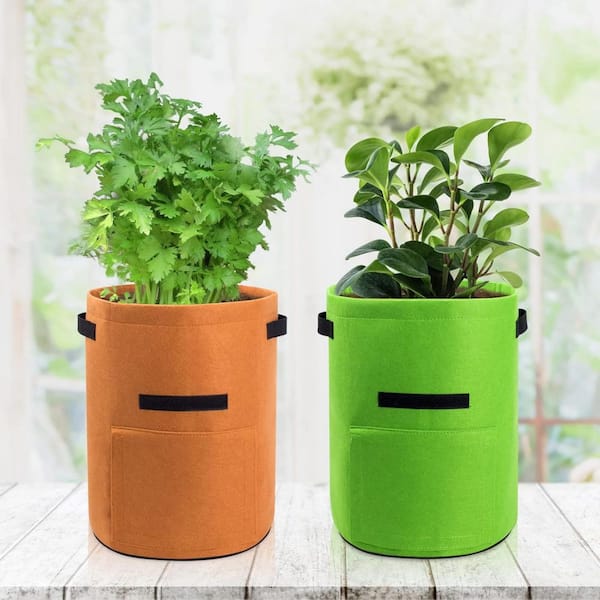 Cubilan 4-Pack Potato Fabric Grow Bags with Lids, 10 Gallon Planting Pots  for Potatoes, Tomatoes, and Vegetables Jaycool1592 - The Home Depot