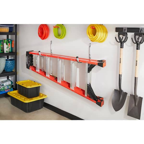 25 lbs. 10 in. Wall Mount Zinc Plated Steel Giant Storage Hanger (4-Pack)