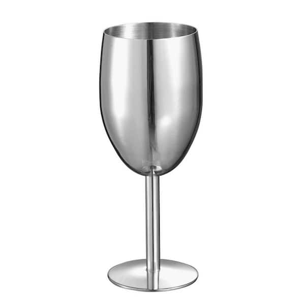 Visol 8 oz. Jacqueline Stainless Steel Champagne Glass