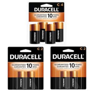 Coppertop Alkaline C Battery Mix Pack (8 Total Batteries)