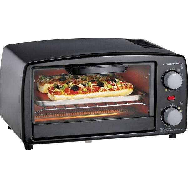 Proctor Silex Black Extra-Large Toaster Oven with Broiler-DISCONTINUED