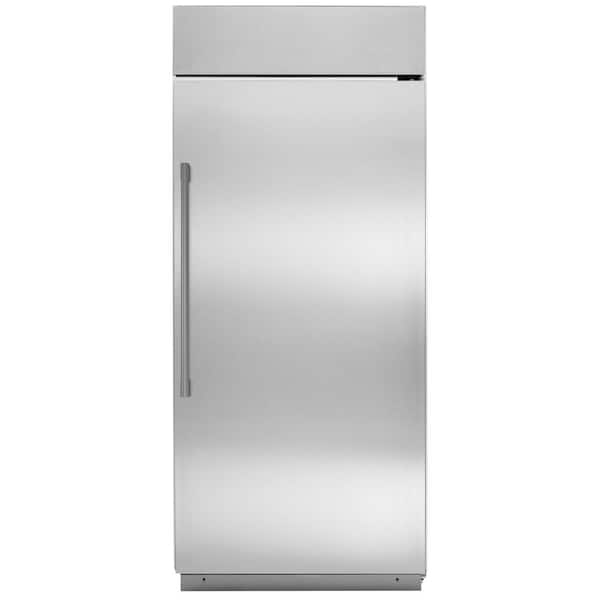 GE 36 in. 22 cu. ft. Freezerless Refrigerator in Stainless Steel ...