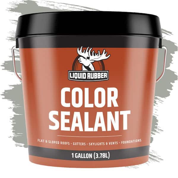 LIQUID RUBBER Liquid Rubber Color Sealant, 1 Gal. Light Gray