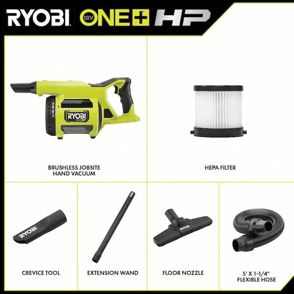 ONE+ HP 18V Cordless Hand Vacuum with HEPA Filter (Tool Only)