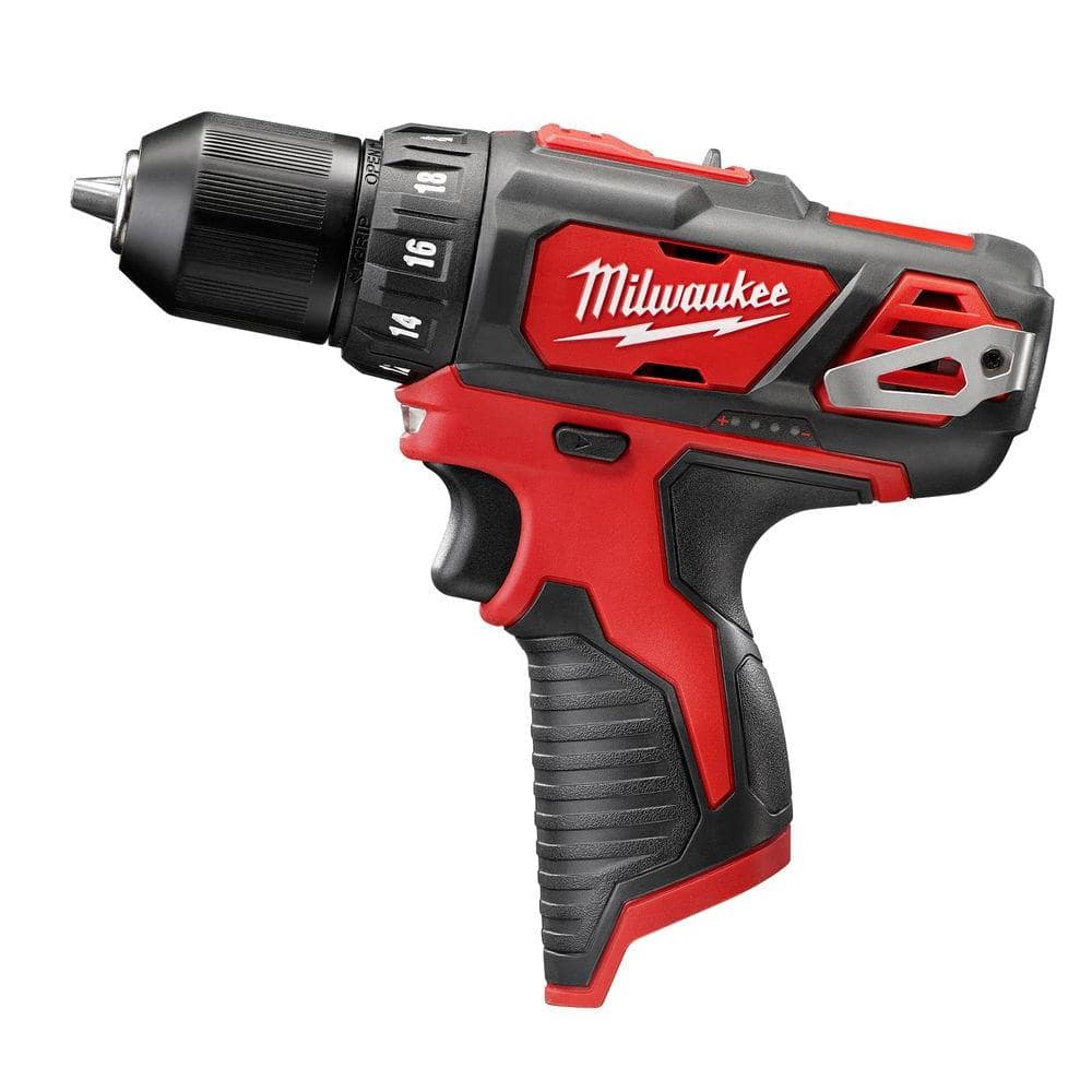Milwaukee M12 12V Lithium-Ion Cordless 3/8 in. Drill/Driver (Tool-Only) -  2407-20