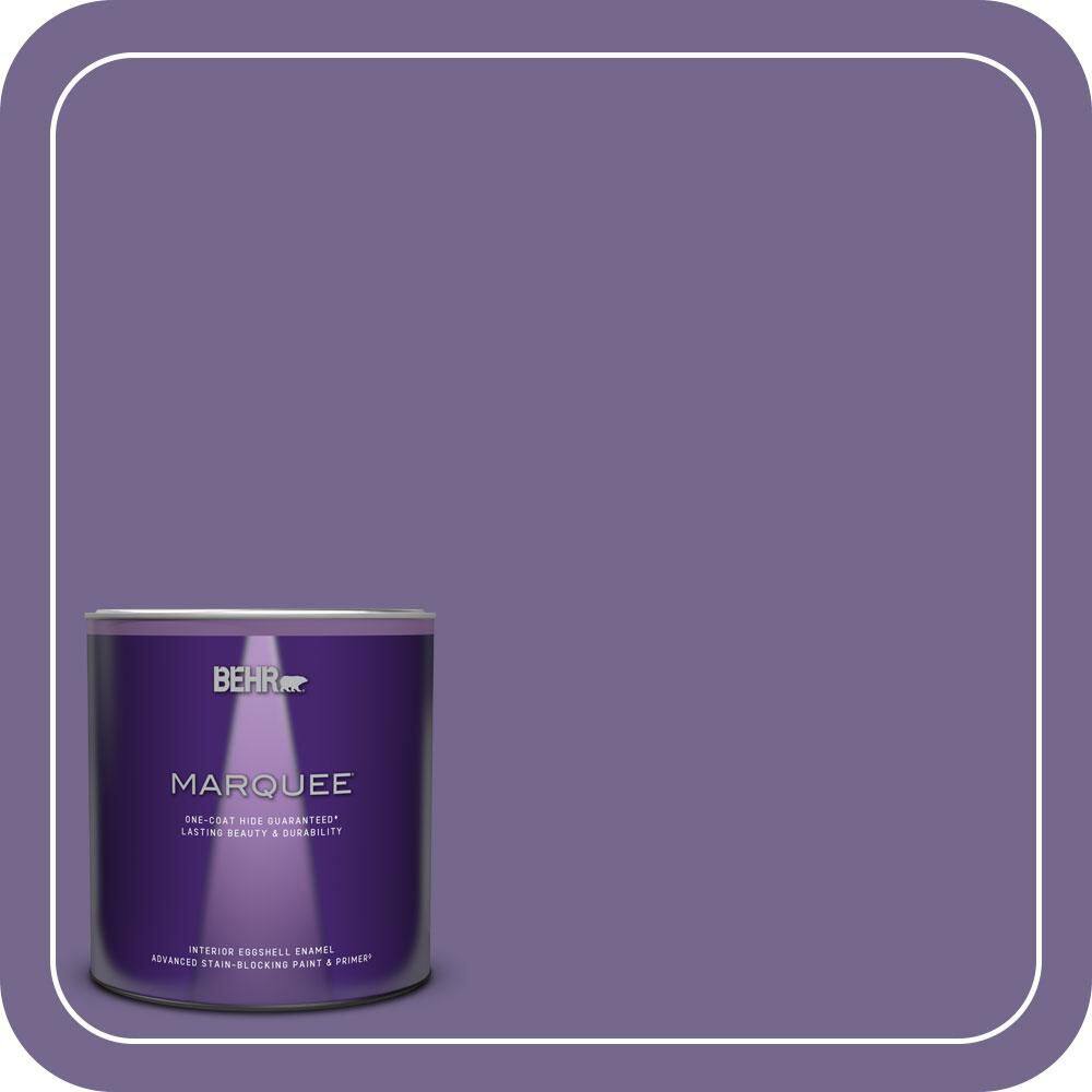 1 qt. #MQ5-41 Violet Vixen One-Coat Hide Eggshell Enamel Interior Paint & Primer price history on PriceWatchPro