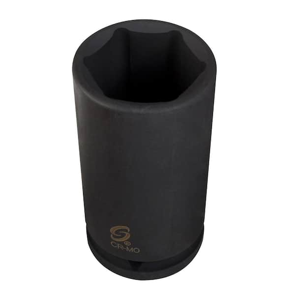 SUNEX TOOLS 41 mm 3/4 in. Drive 6-Point Deep Impact Socket