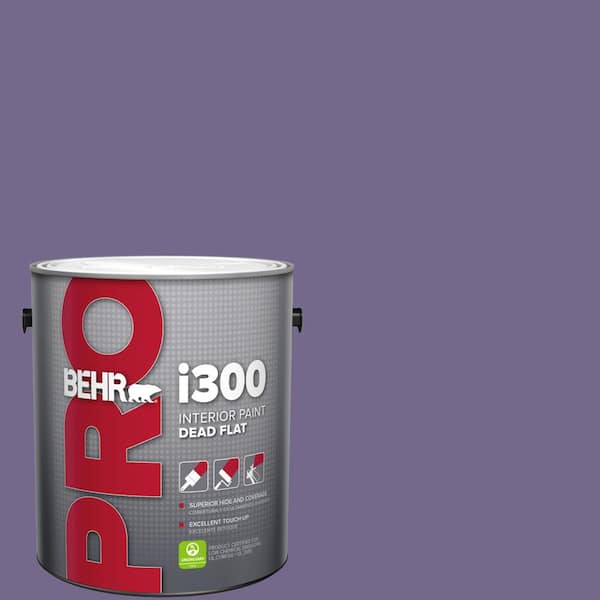 BEHR PRO 1 gal. #MQ5-41 Violet Vixen Dead Flat Interior Paint
