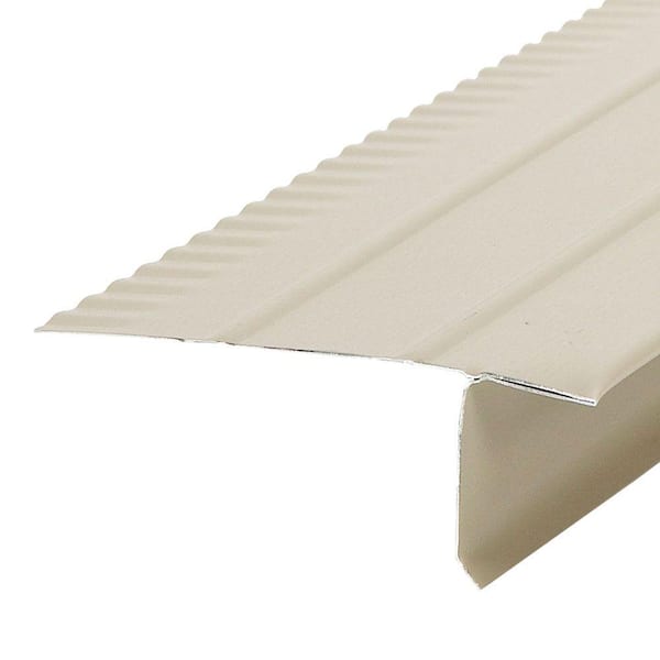 Amerimax Home Products F X Ft Clay Aluminum Drip Edge Flashing The Home Depot