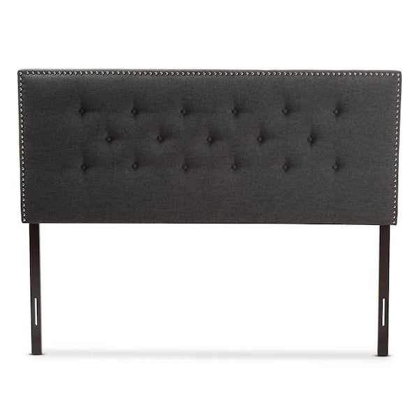 Baxton Studio Windsor Gray Queen Headboard