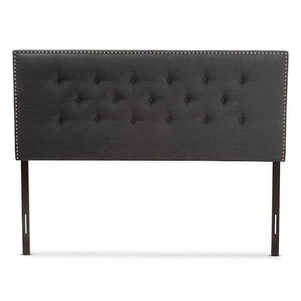 Baxton Studio Windsor Gray King Headboard 28862 7752 HD The Home