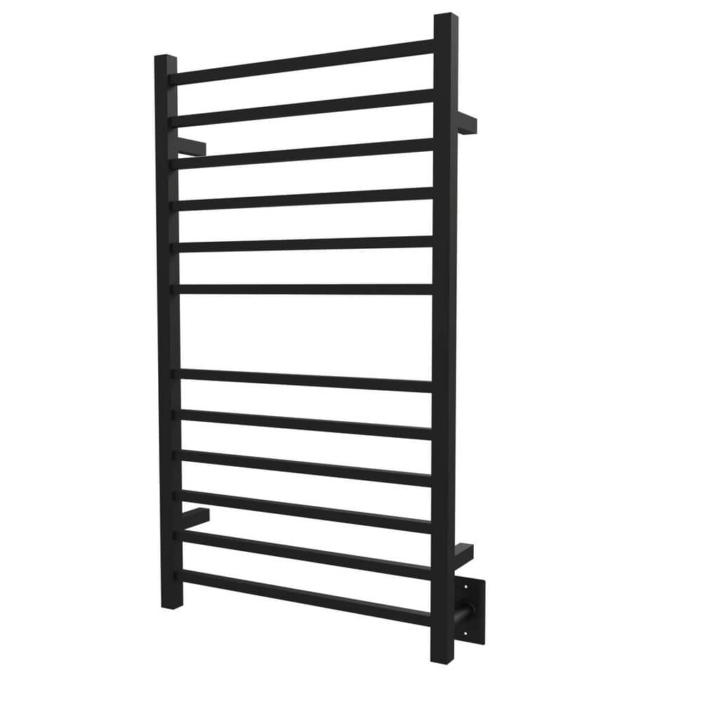 Matte Black Stainless Steel Wall Mounted Towel Warmer