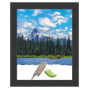 Mezzanotte Black Wood Picture Frame Opening Size 11 x 14 in.