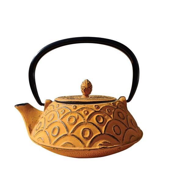 Old Dutch Kyoto 3.25-Cup Teapot in Tangerine