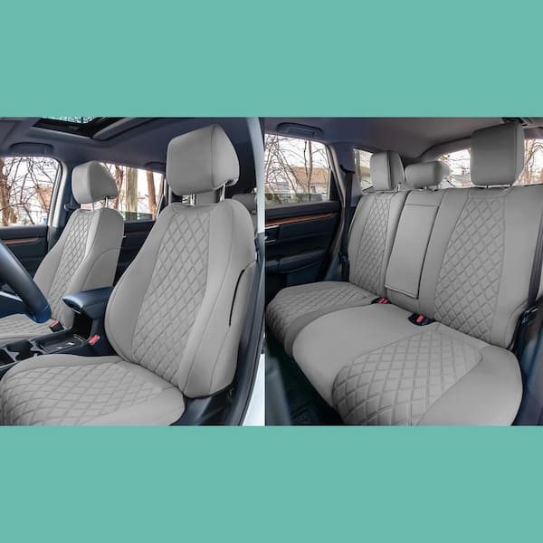 FH Group Neoprene Custom Fit Full Set Seat Covers for 2017-2022 Honda CR-V LX EX and EX-L