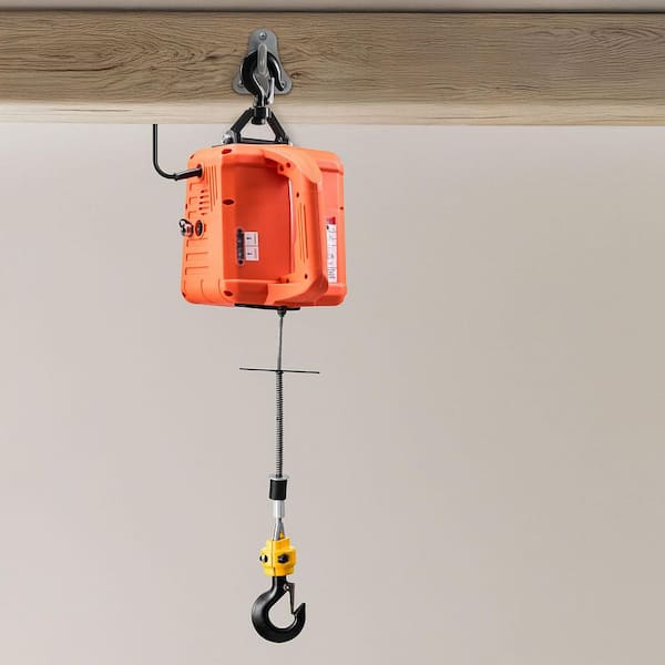 3-in-1 Electric Hoist Winch 1500-Watt Portable Winch, 1550 lbs. Capacity, 25 ft. Lift Height, 16.4 ft. /min, 2025 Update